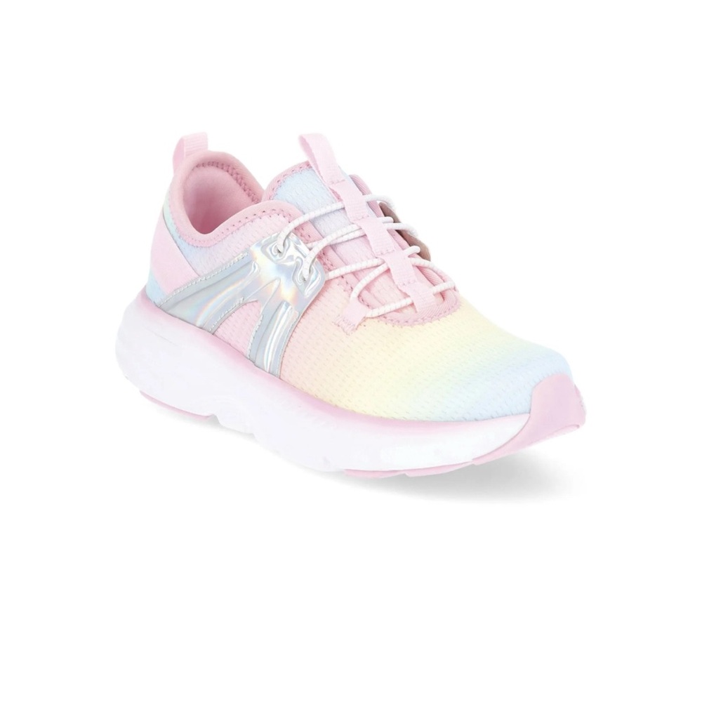 Athletic Works Girls Cage Knit Slip On Sneakers
